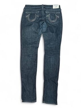 Y2K True Religion Bedazzled Skinny Low Rise Jeans Made in USA